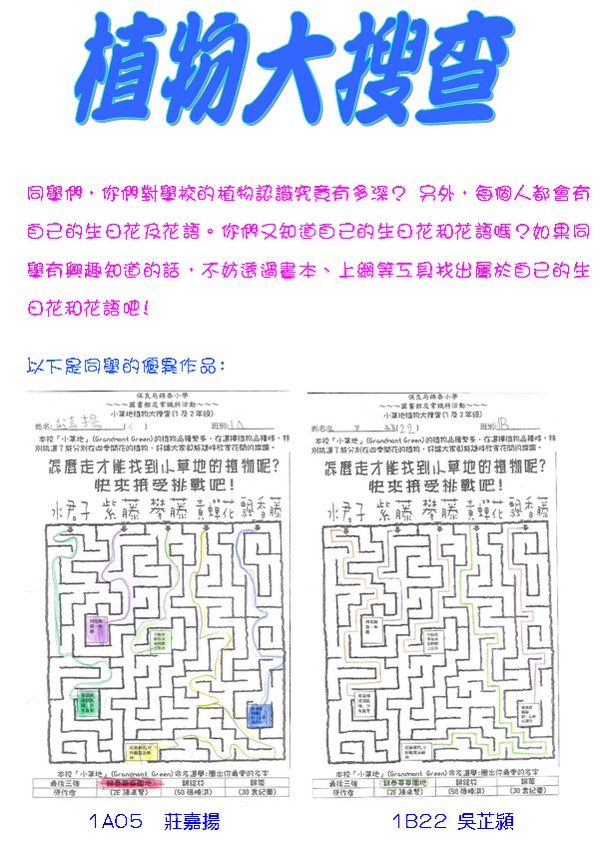 植物大搜查首輪 15-12-2014